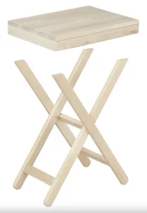 Журнальный стол складной бежевый фото 8