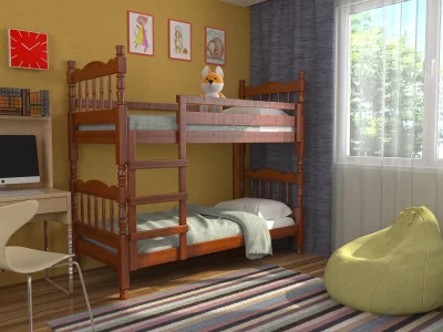 купить кровать соня (комплект) 800х1870, цвет орех, кровать двухъярусная в Москве