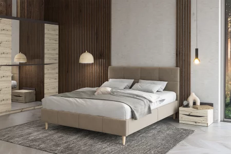 ХАННА NEW 1800х2000 (с траверсой) СТАНДАРТ, 3 ВАРИАНТ бежевый Москва