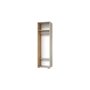 купить гостиная оскар-18 шкаф платяной (2100х600х470) кашемир/дуб крафт золотой в Москве